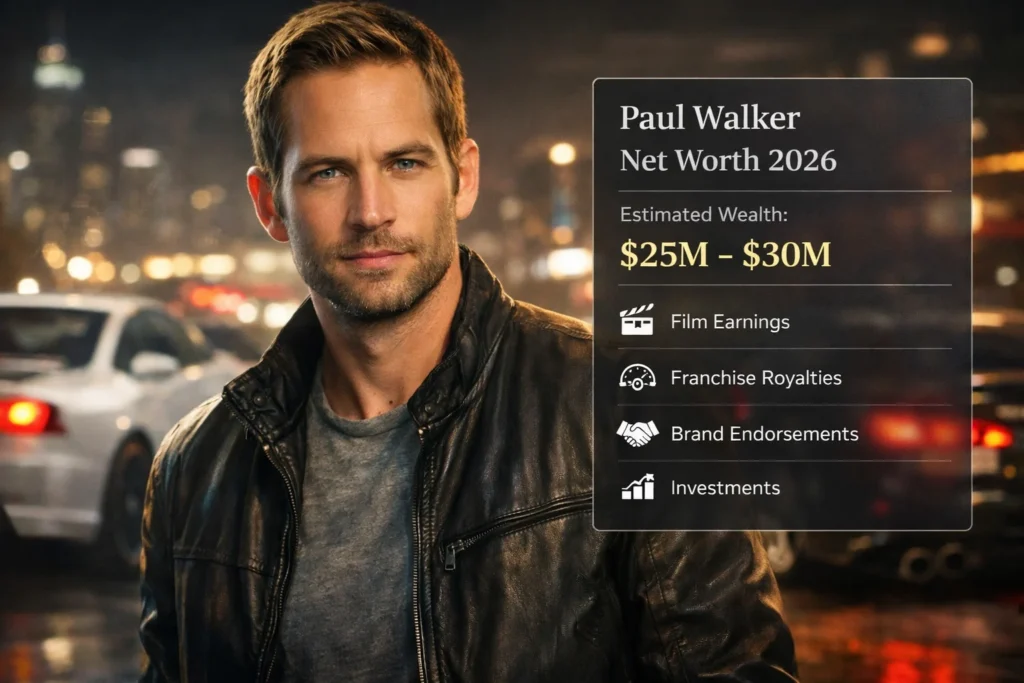 paul walker net worth