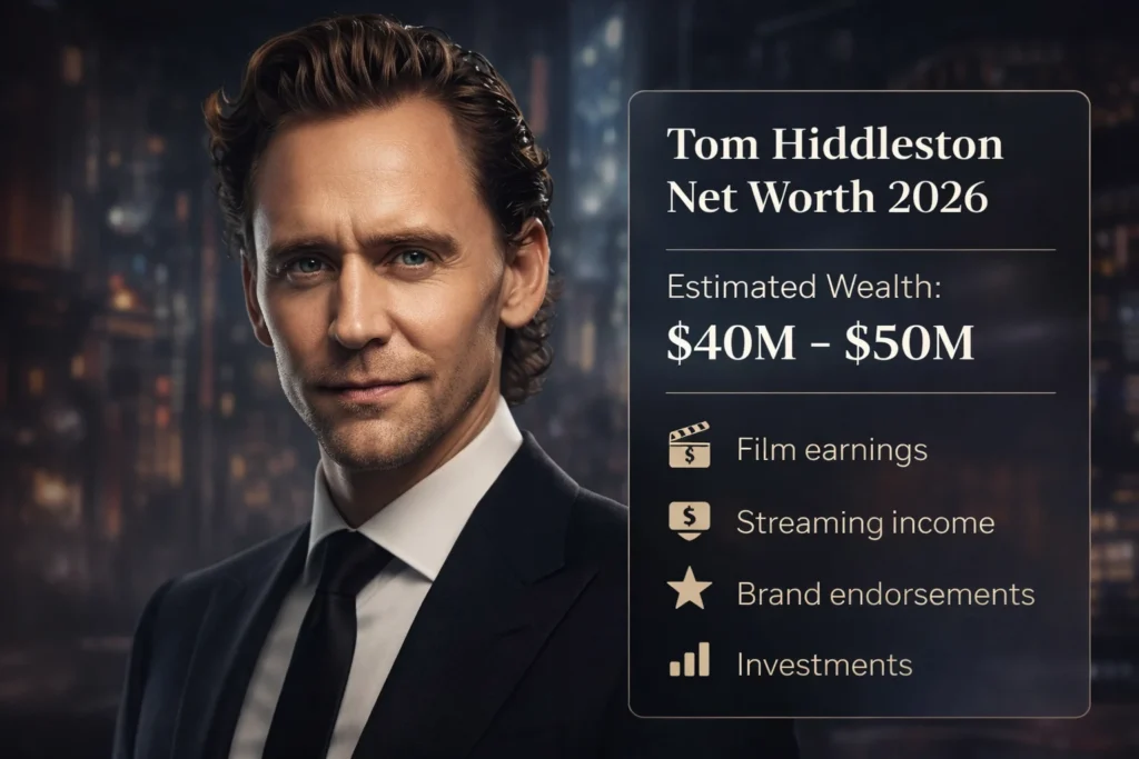 tom hiddleston net worth