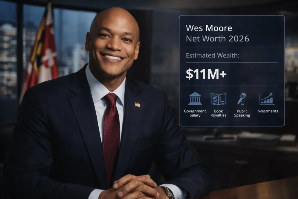 wes moore net worth