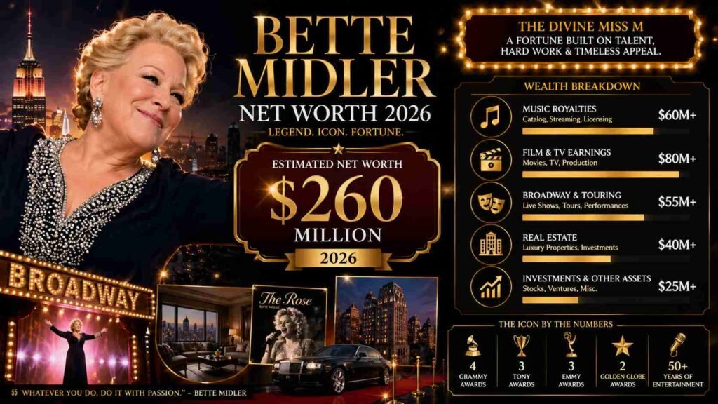 Bette Midler Net Worth