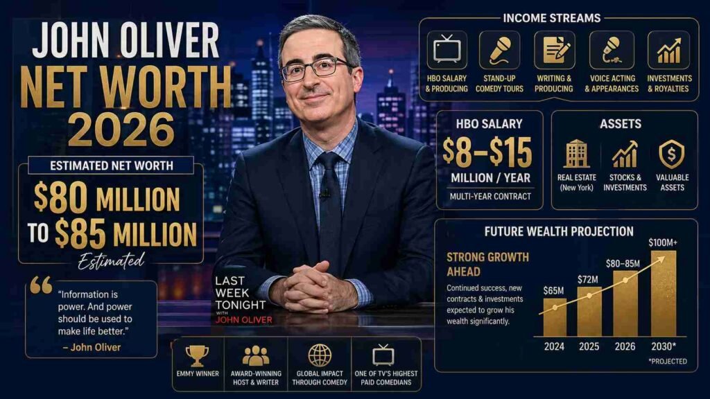 john oliver net worth