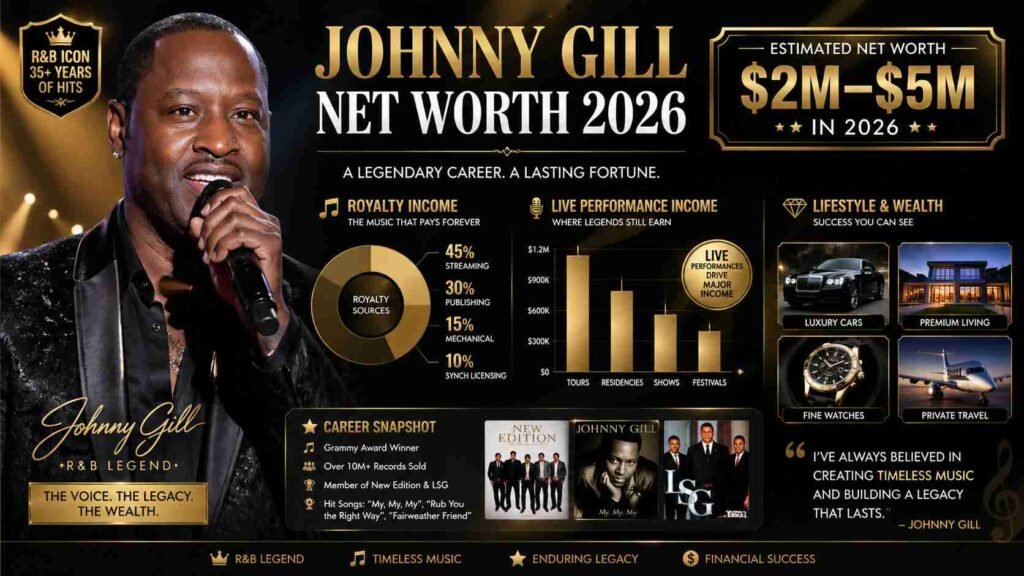 johnny gill net worth