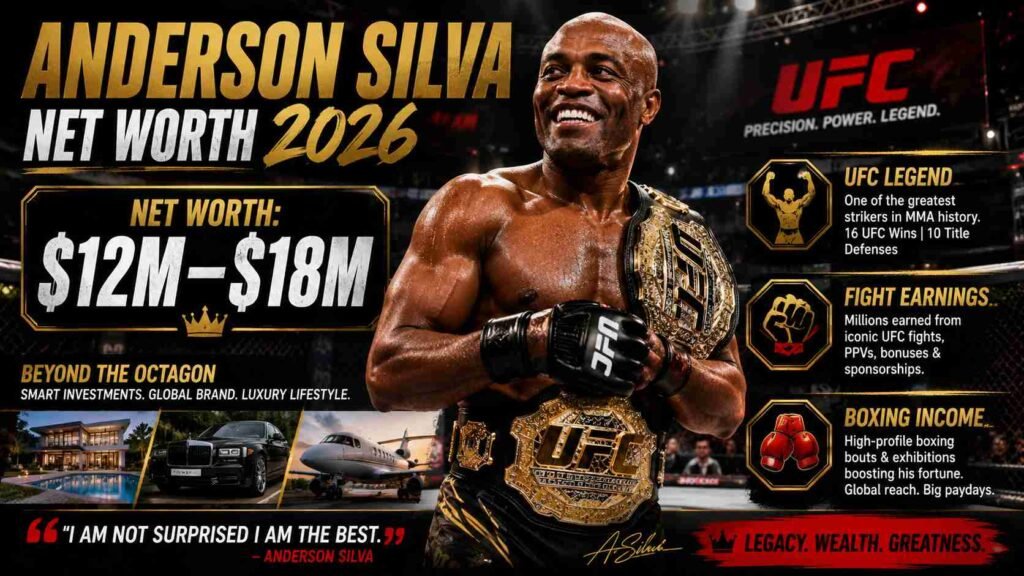 anderson silva net worth