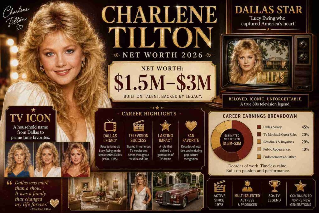 charlene tilton net worth