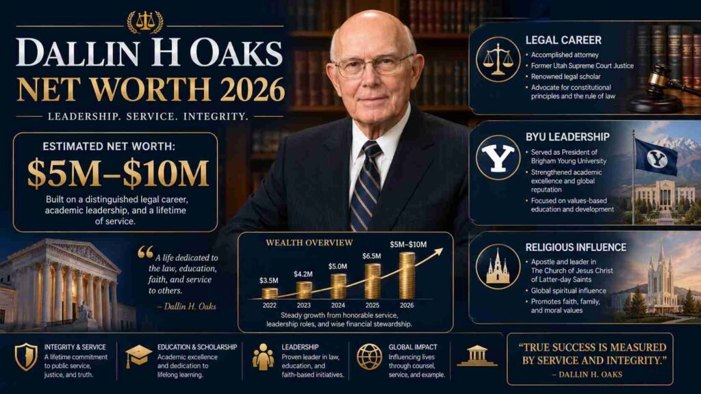 dallin h oaks net worth