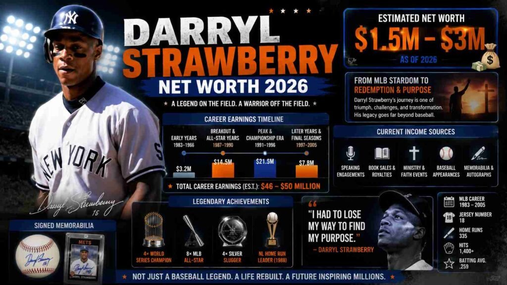 darryl strawberry net worth
