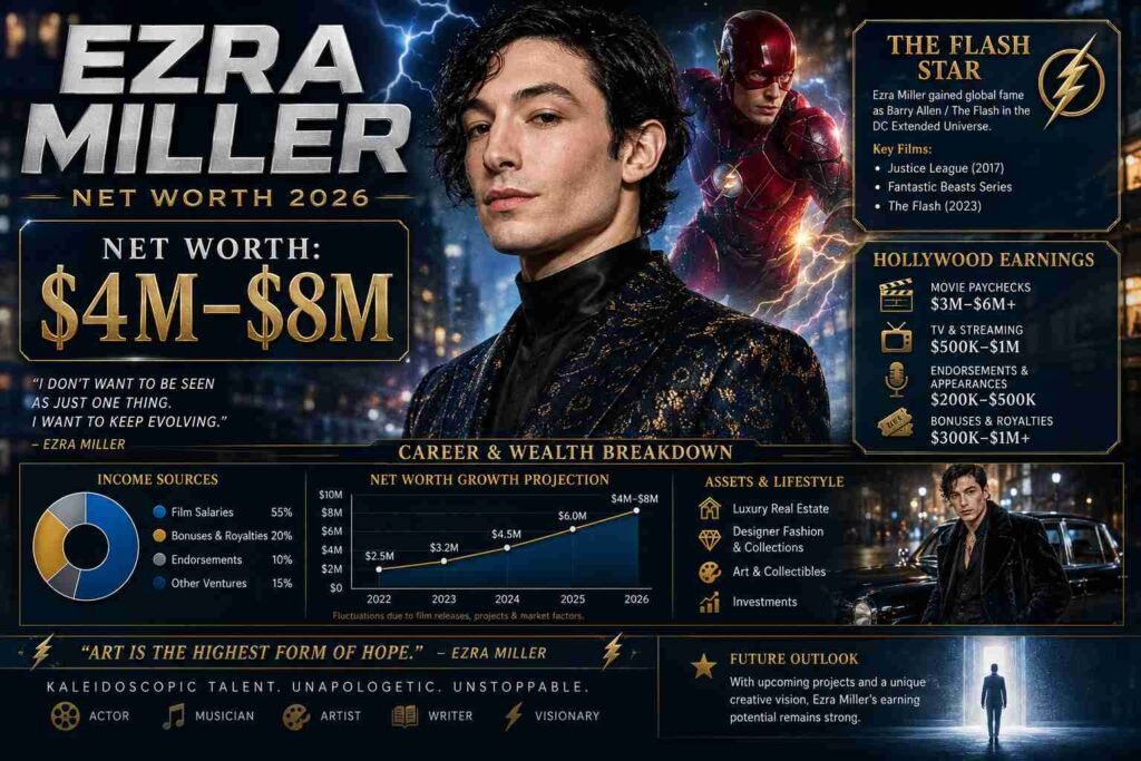 ezra miller net worth