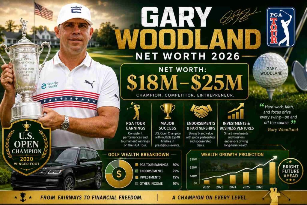gary woodland net worth