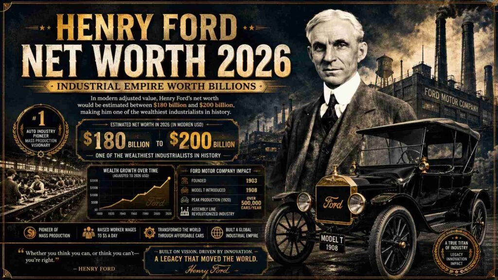 henry ford net worth