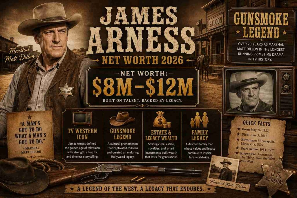 james arness net worth
