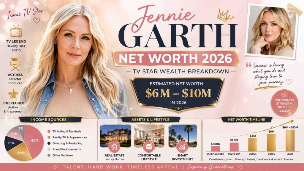 jennie garth net worth