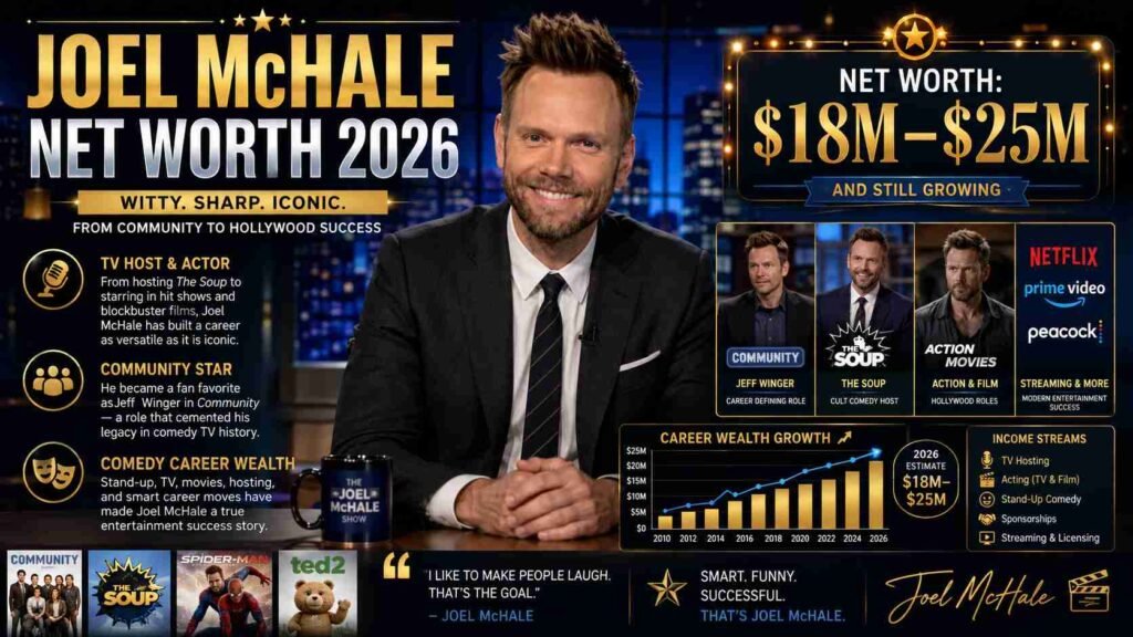 joel mchale net worth