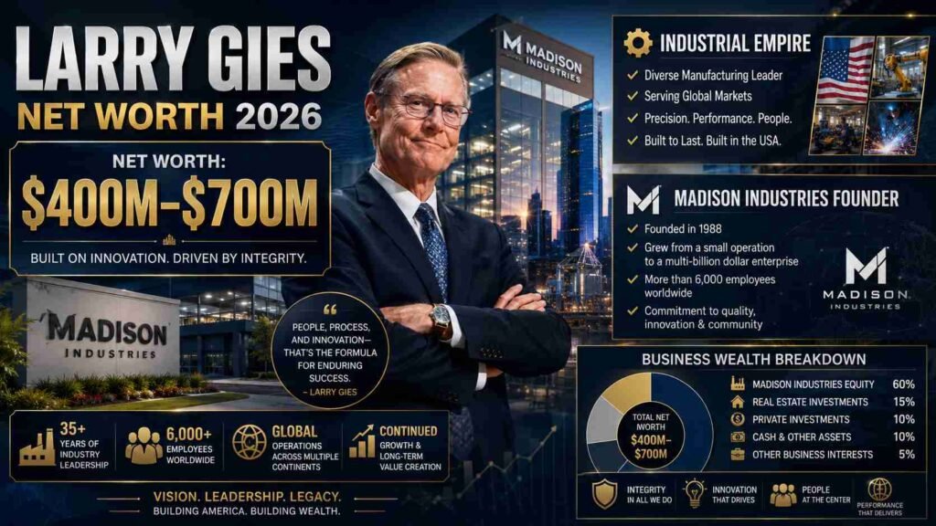 larry gies net worth