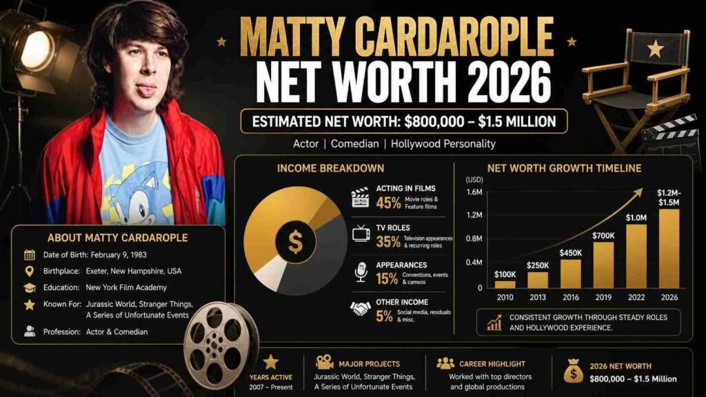 matty cardarople net worth