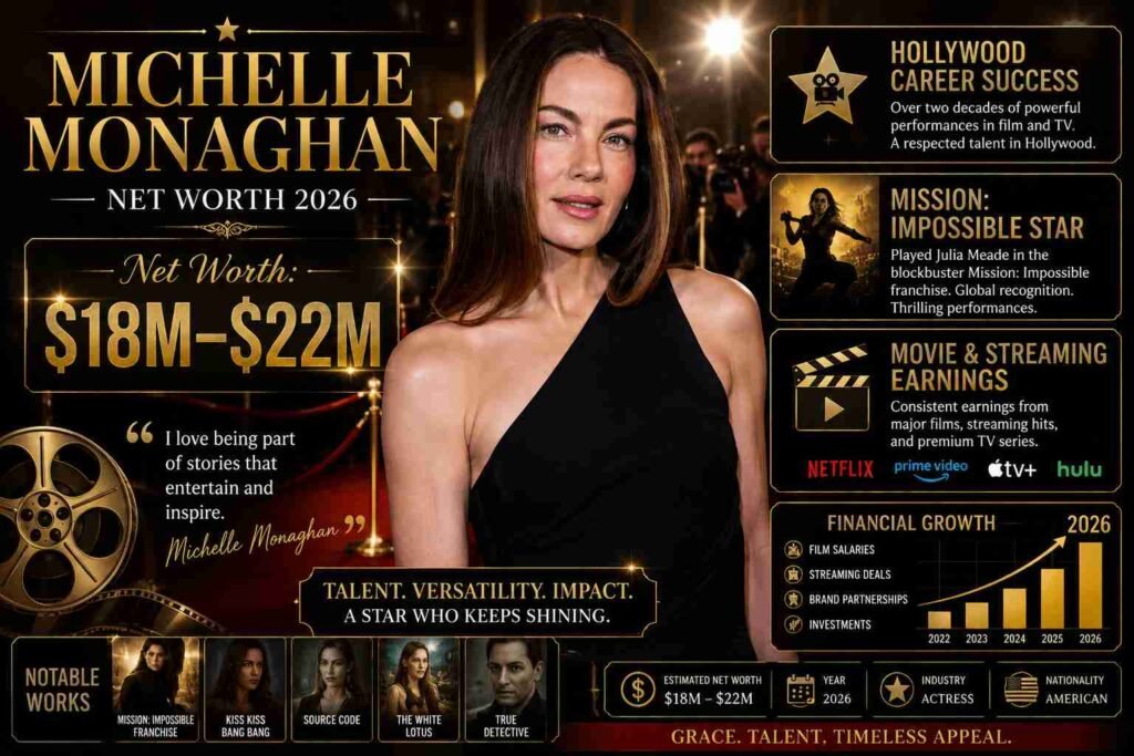 michelle monaghan net worth