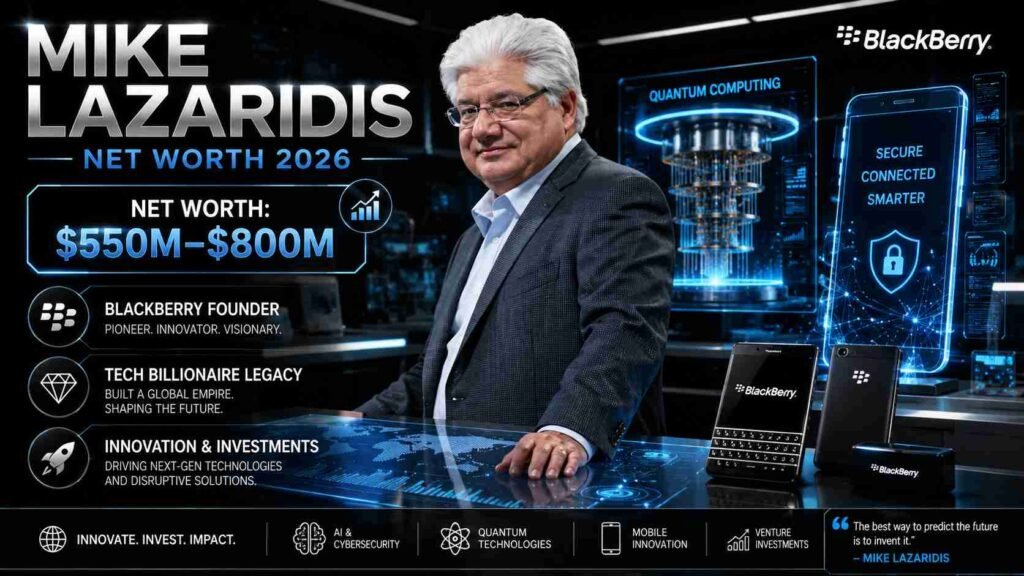 mike lazaridis net worth