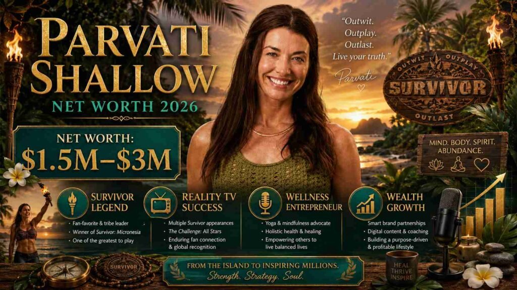 parvati shallow net worth