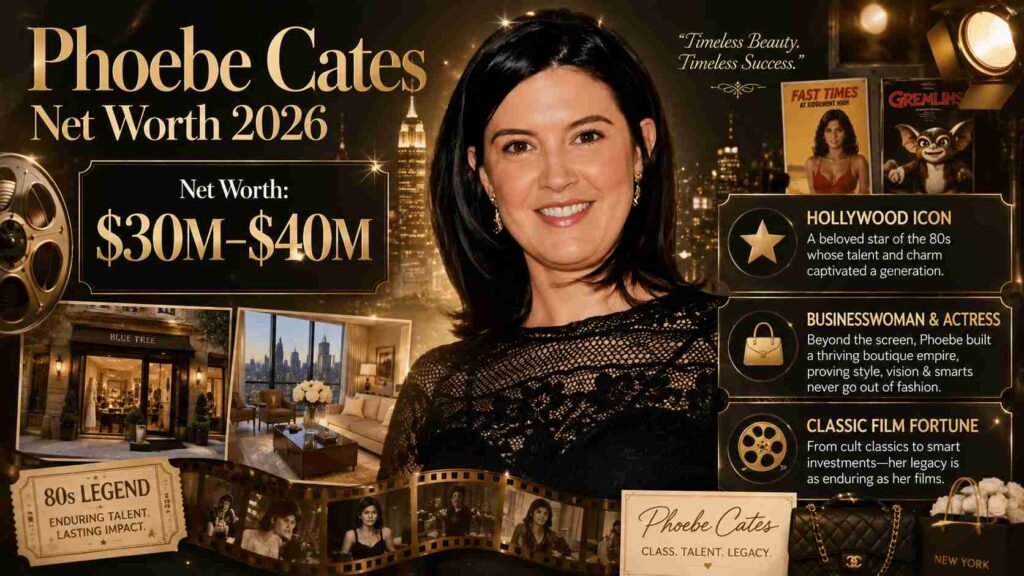 phoebe cates net worth