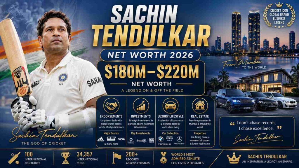 sachin tendulkar net worth