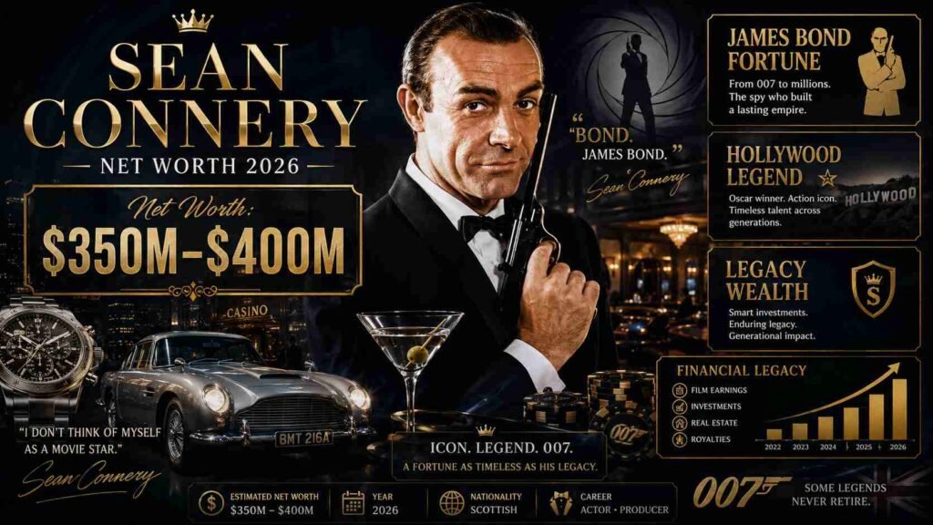 sean connery net worth