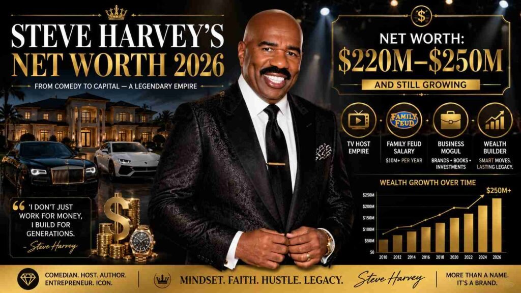 steve harvey's net worth
